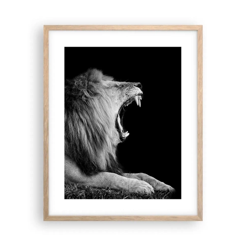 Poster in cornice rovere chiaro - Senza alcun dubbio - 40x50 cm