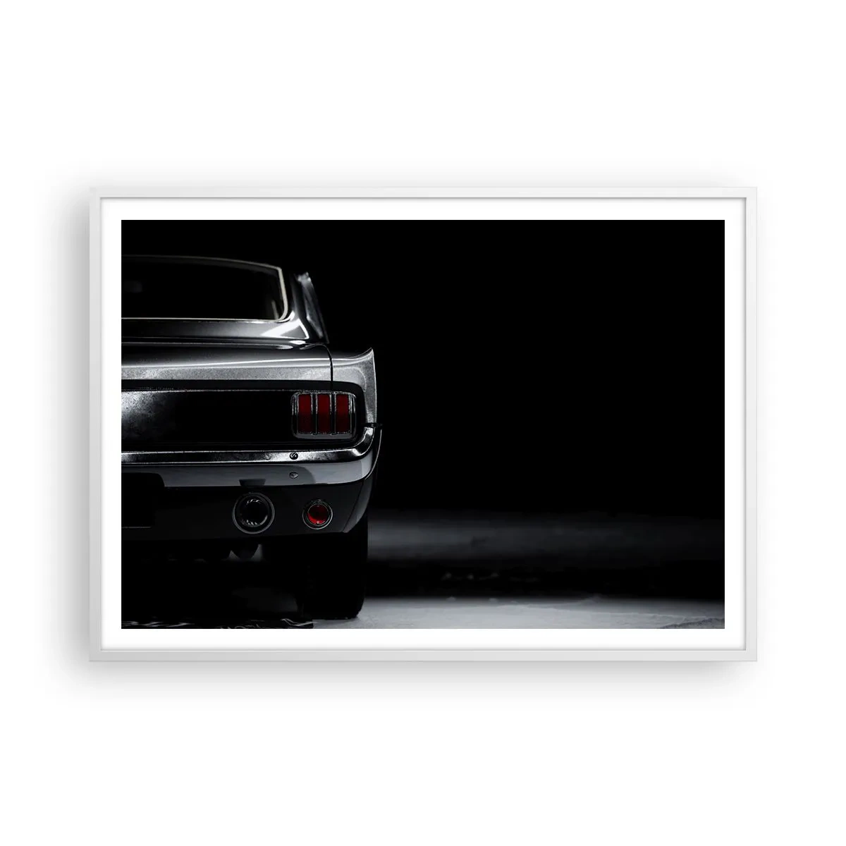 Poster in cornice bianca - Il fascino del classico - 100x70 cm