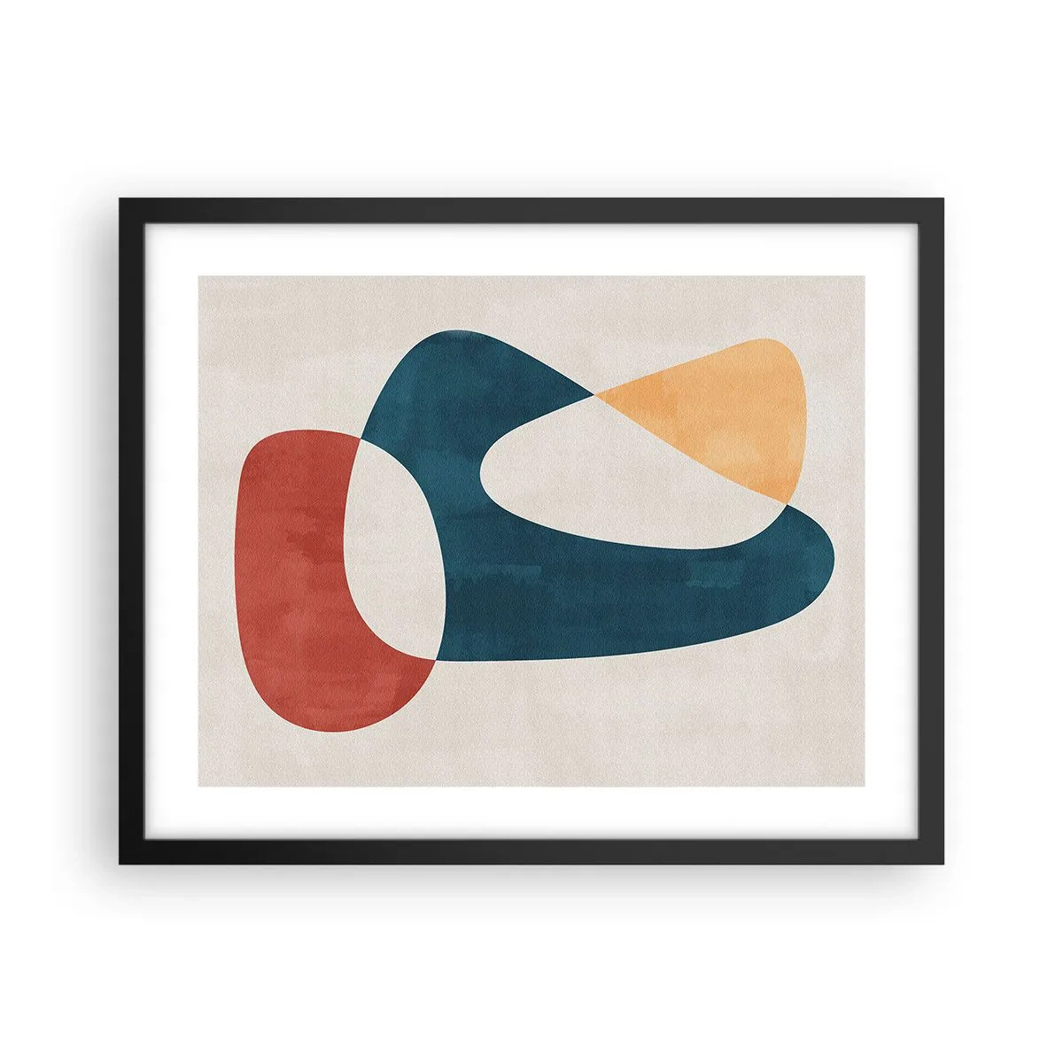 Poster in cornice nera - Influenze e metamorfosi - 50x40 cm