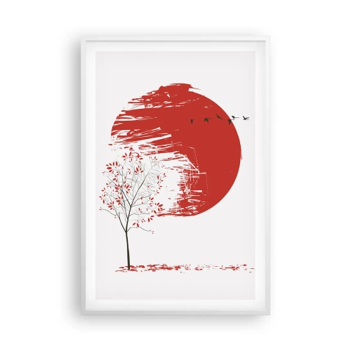 Poster in cornice bianca - Conosci questo paese? - 61x91 cm