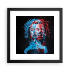 Poster in cornice nera - Alter ego - 30x30 cm