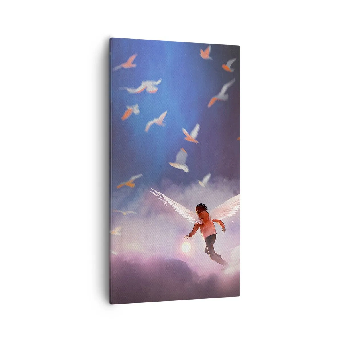 Quadro su tela - Stampe su Tela - Bisogna avere fantasia e coraggio - 55x100 cm