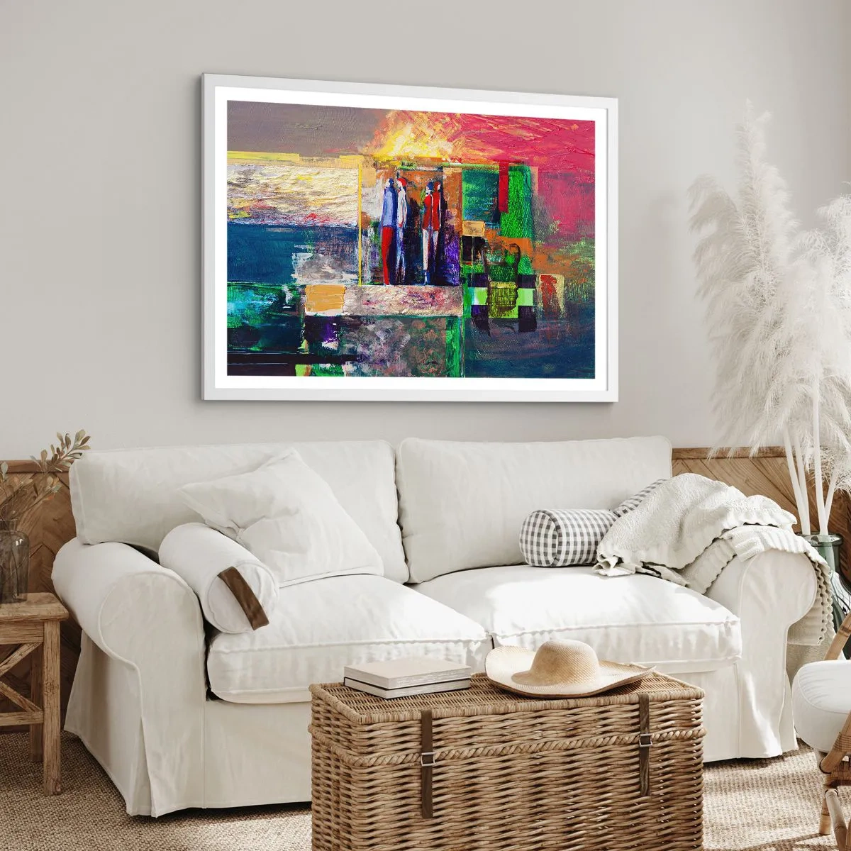 Poster in cornice bianca - Relazioni ed emozioni - 50x40 cm