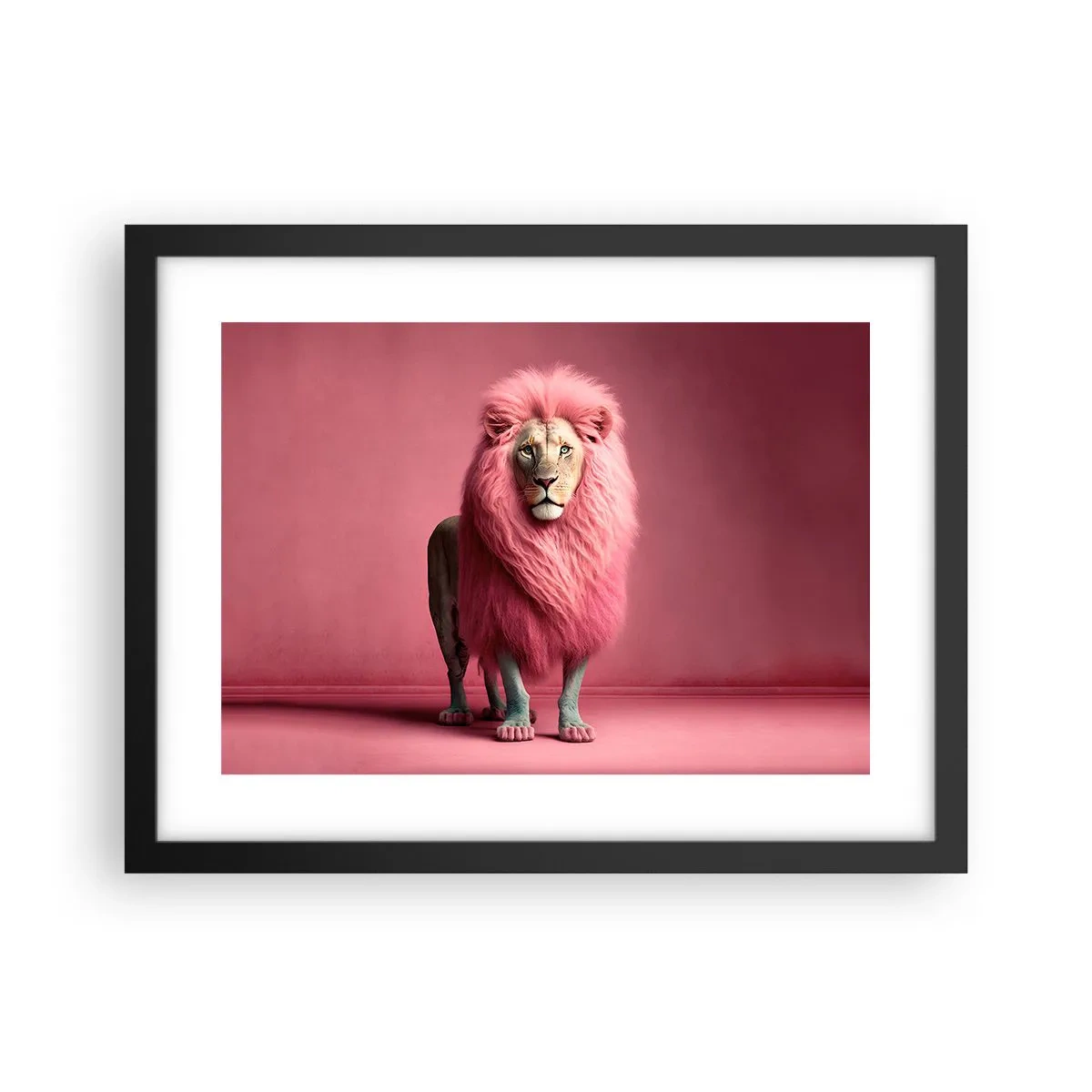 Poster in cornice nera - E non mette più paura - 40x30 cm