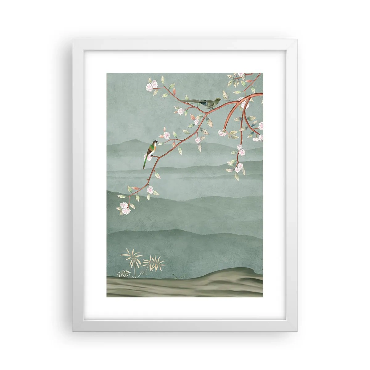 Poster in cornice bianca - Eccoti primavera - 30x40 cm