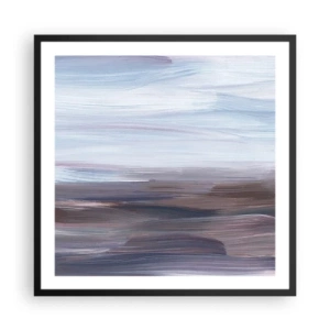 Poster in cornice nera - Gli elementi: l'acqua - 60x60 cm