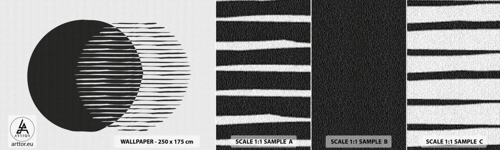 Campione di Fotomurale Adesivo Deluxe Sticker - Il suo alter ego - Sole, Ruote, Boho - 100x30 cm