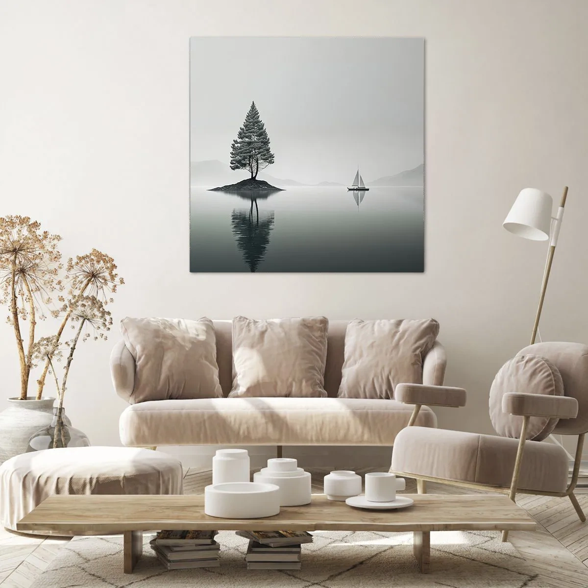 Quadro su tela - Stampe su Tela - Paesaggio onirico - 50x50 cm