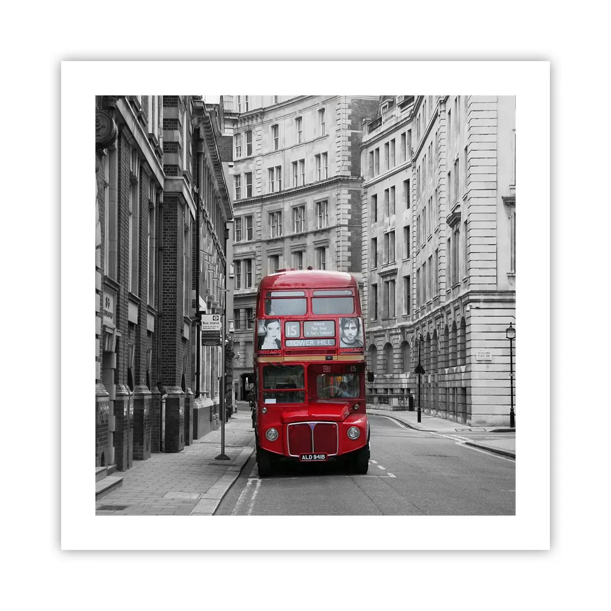 Poster - Il quotidiano non deve essere grigio - 50x50 cm