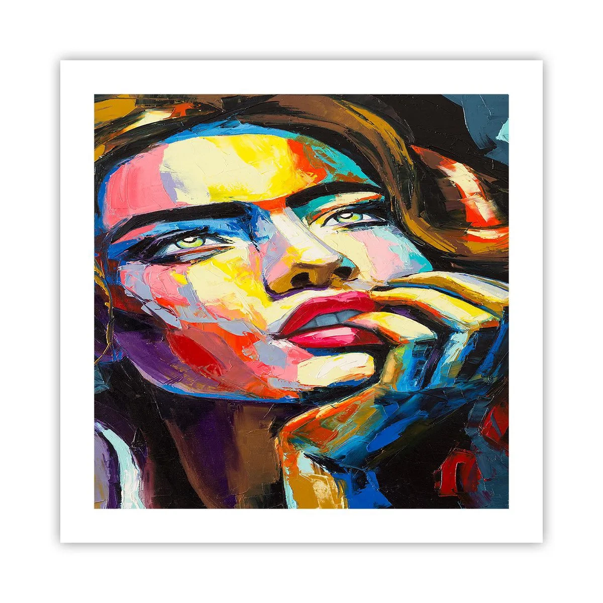 Poster - I sogni come uccelli planano nel cielo - 50x50 cm
