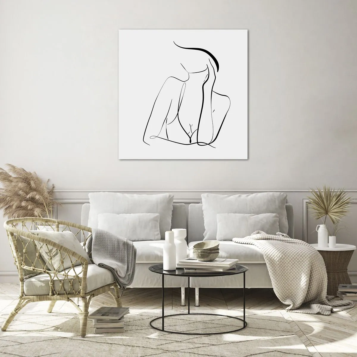 Quadro su vetro - Sull'onda dei sogni - 30x30 cm