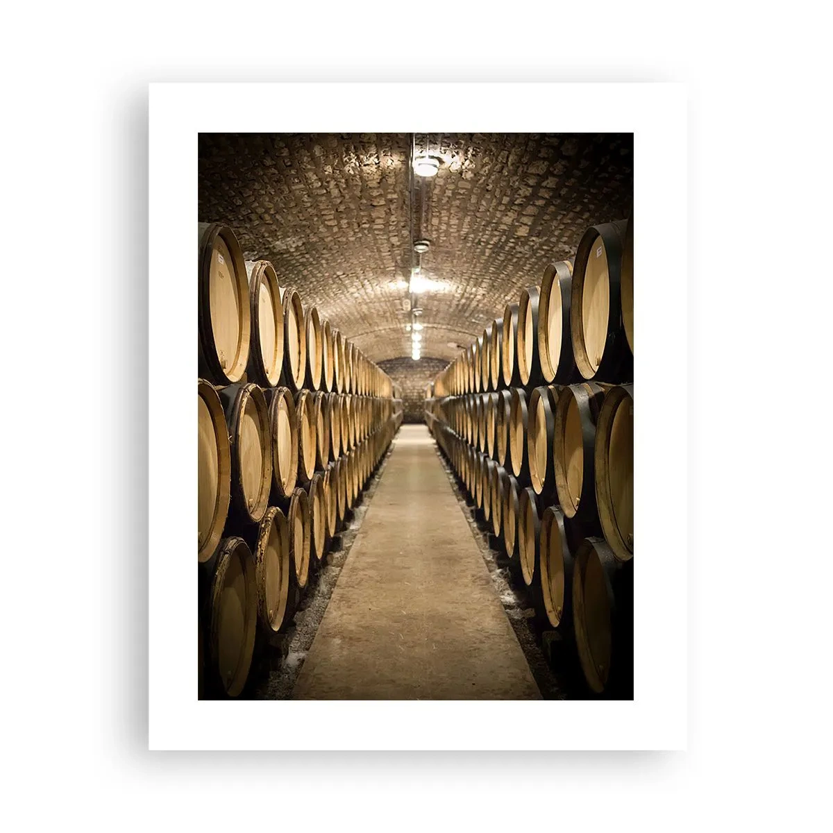 Poster - Nella cantina in mattoni - 40x50 cm