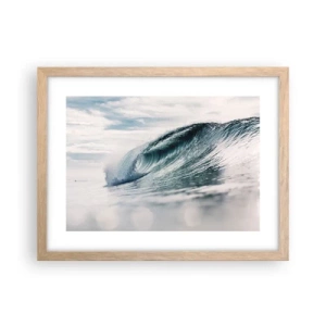 Poster in cornice rovere chiaro - Cima d'acqua - 40x30 cm