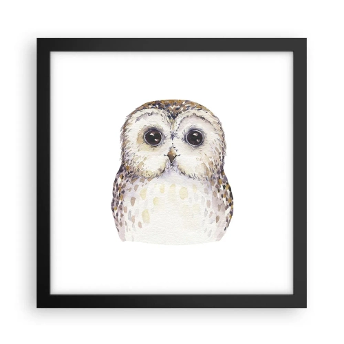 Poster in cornice nera - Guardami negli occhi - 30x30 cm