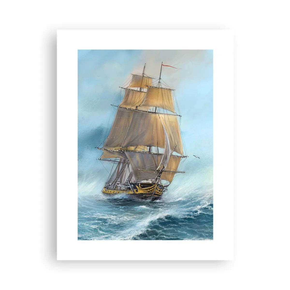 Poster - Frangendo i flutti - 30x40 cm