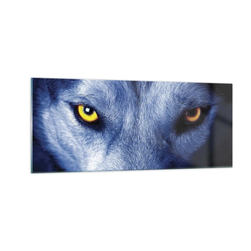 Quadro su vetro - Sguardo ipnotico - 100x40 cm