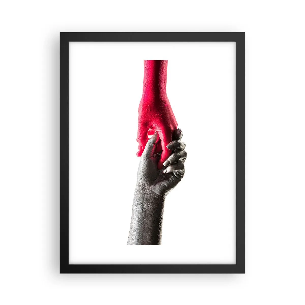 Poster in cornice nera - Insieme, sebbene diversi - 30x40 cm