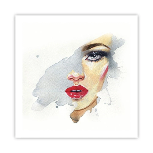 Poster - Riflesso in una goccia d'acqua - 60x60 cm