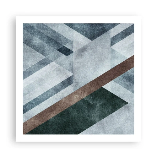 Poster - La ricercata eleganza della geometria - 60x60 cm
