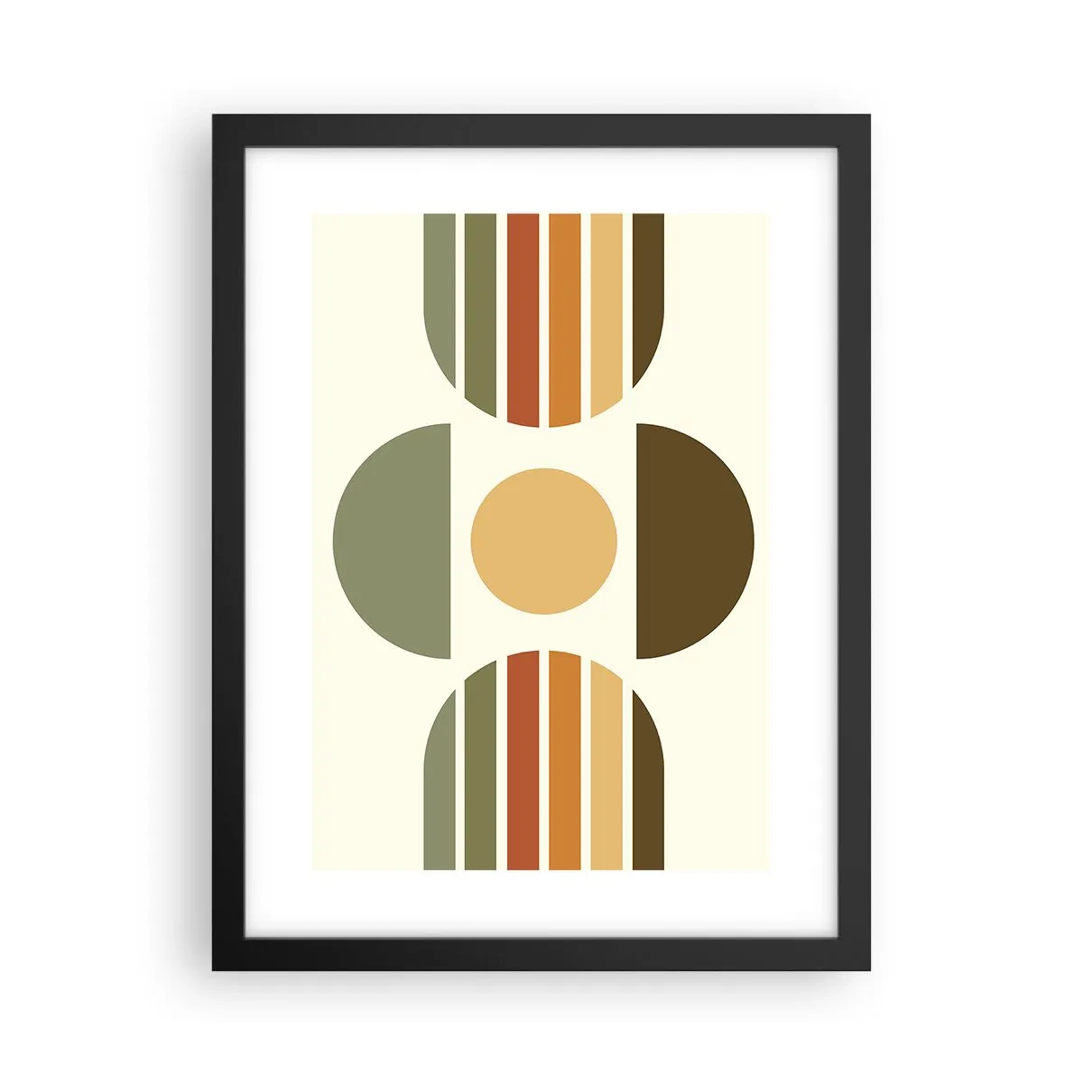 Poster in cornice nera - Nei colori della terra - 30x40 cm