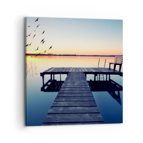 Quadro su tela - Stampe su Tela - È stata una buona giornata - 70x70 cm