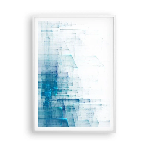Poster in cornice bianca - E lo spazio fu - 70x100 cm