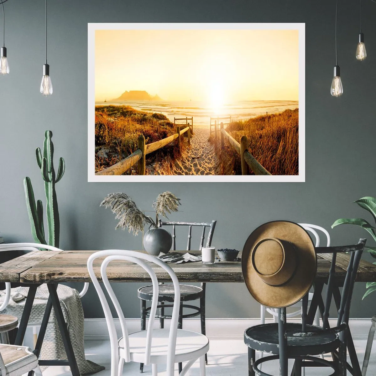 Poster - Attraverso la duna, verso il sole - 50x40 cm
