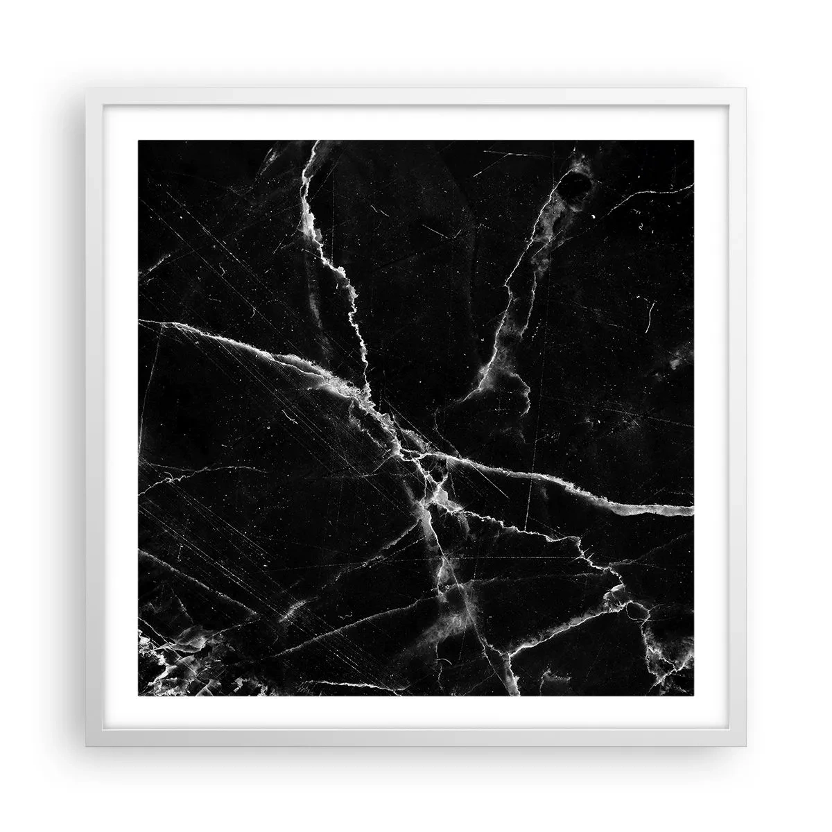 Poster in cornice bianca - La vita segreta delle pietre - 60x60 cm