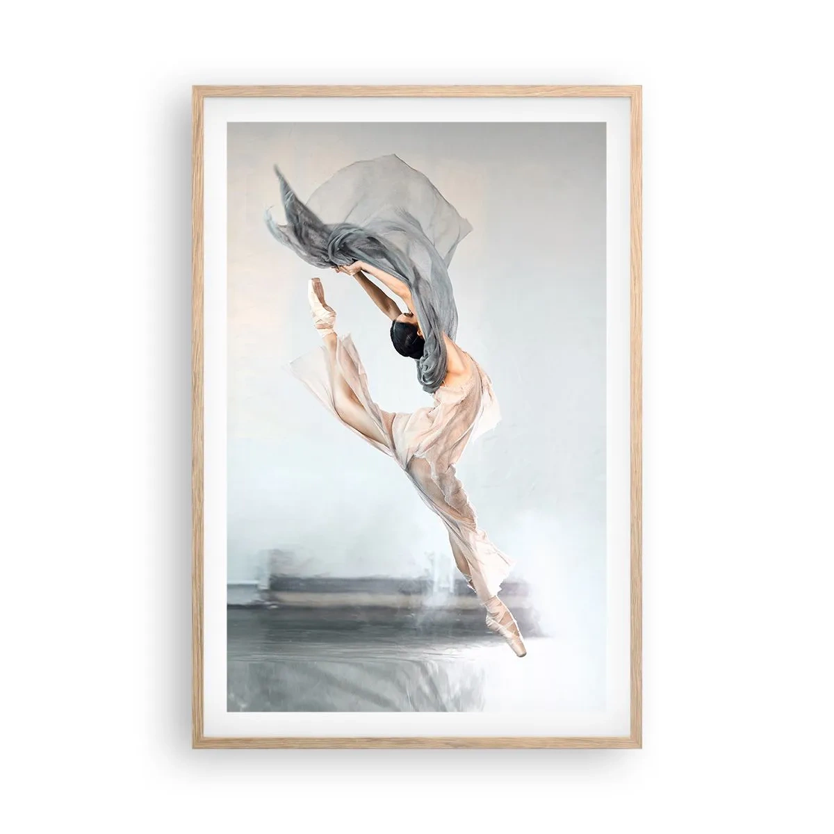 Poster in cornice rovere chiaro - Nell'estasi della danza - 61x91 cm