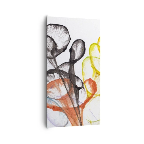 Quadro su tela - Stampe su Tela - Fiori con l'anima - 65x120 cm