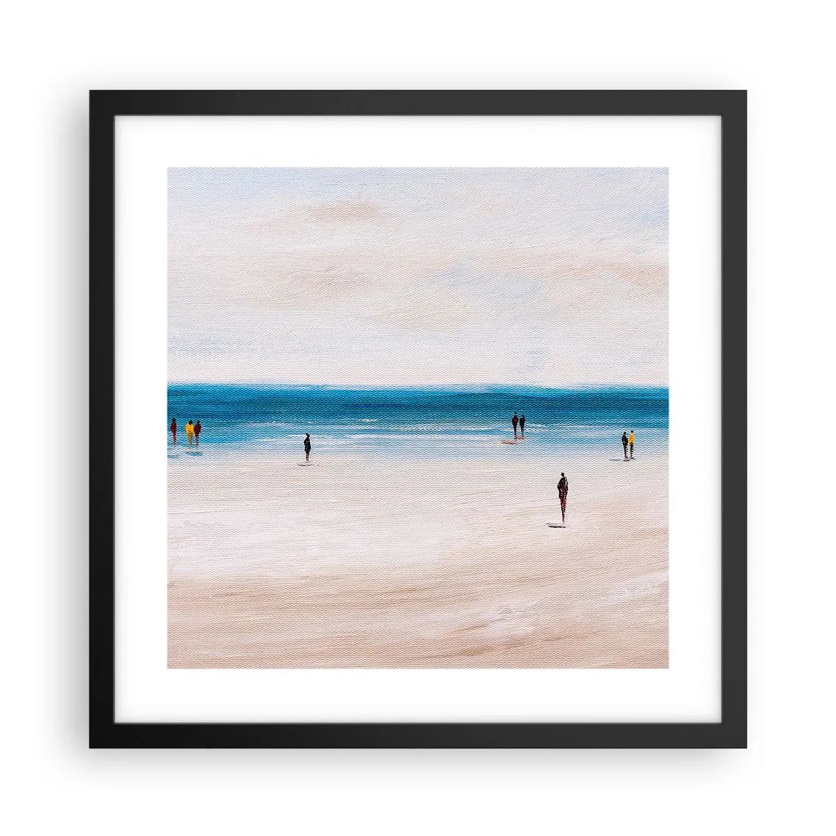 Poster in cornice nera - Un bisogno naturale - 40x40 cm