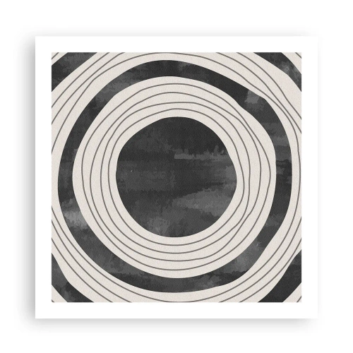 Poster - Proprio al centro - 60x60 cm