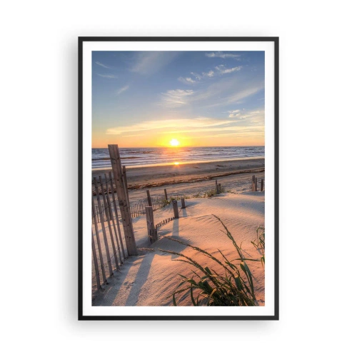 Poster in cornice nera - Luci e ombre del vento - 70x100 cm