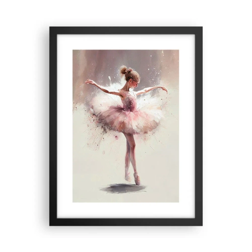 Poster in cornice nera - Come un giovane uccello - 30x40 cm