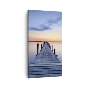 Quadro su tela - Stampe su Tela - La calma di un dolce tramonto - 55x100 cm