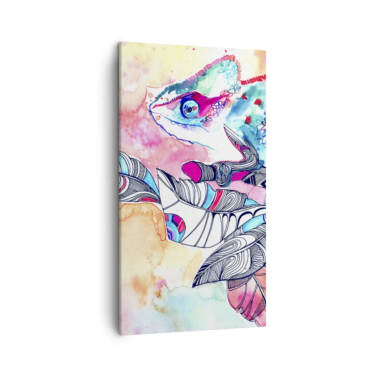 Quadro su tela - Stampe su Tela - Il nostro mondo colorato - 45x80 cm