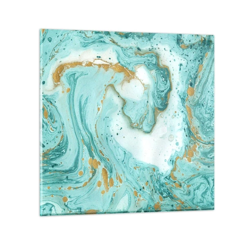 Quadro su vetro - La grande onda del periodo Edo - 30x30 cm