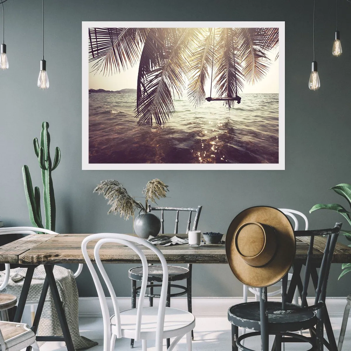 Poster - Si può dondolare tra le nuvole a volontà - 70x50 cm