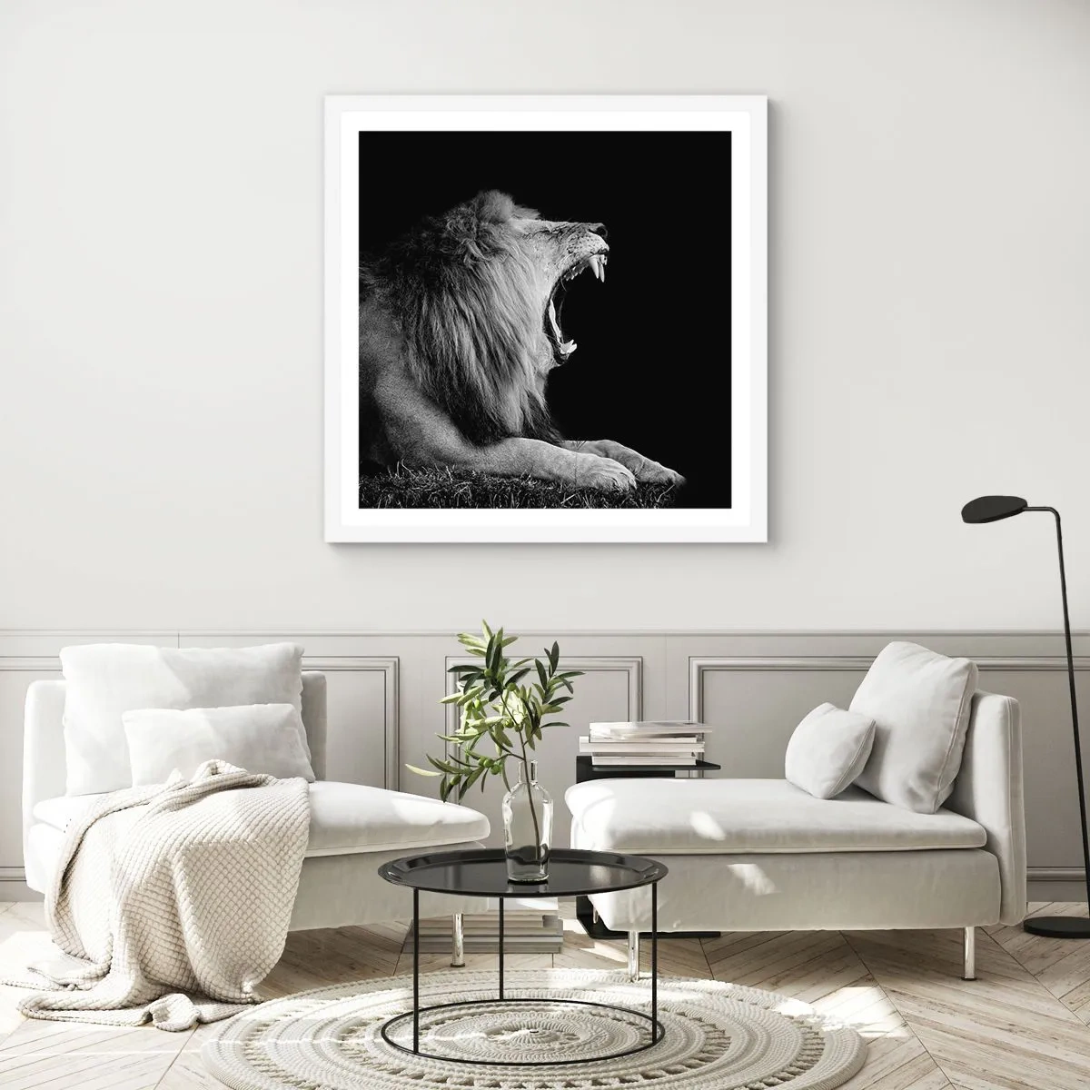 Poster in cornice bianca - Senza alcun dubbio - 40x40 cm