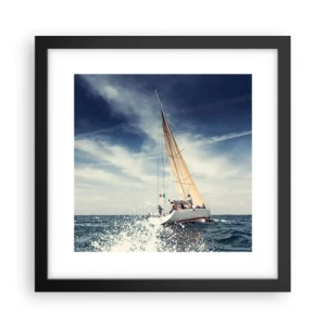 Poster in cornice nera - Non ci raggiungeranno! - 30x30 cm