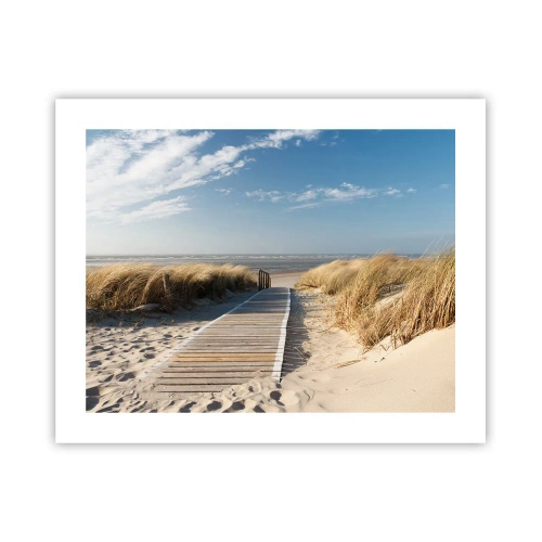 Poster - Dopo la duna, nel fruscio dell'erba - 50x40 cm