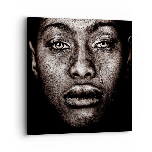 Quadro su tela - Stampe su Tela - Un'unica lacrima - 40x40 cm