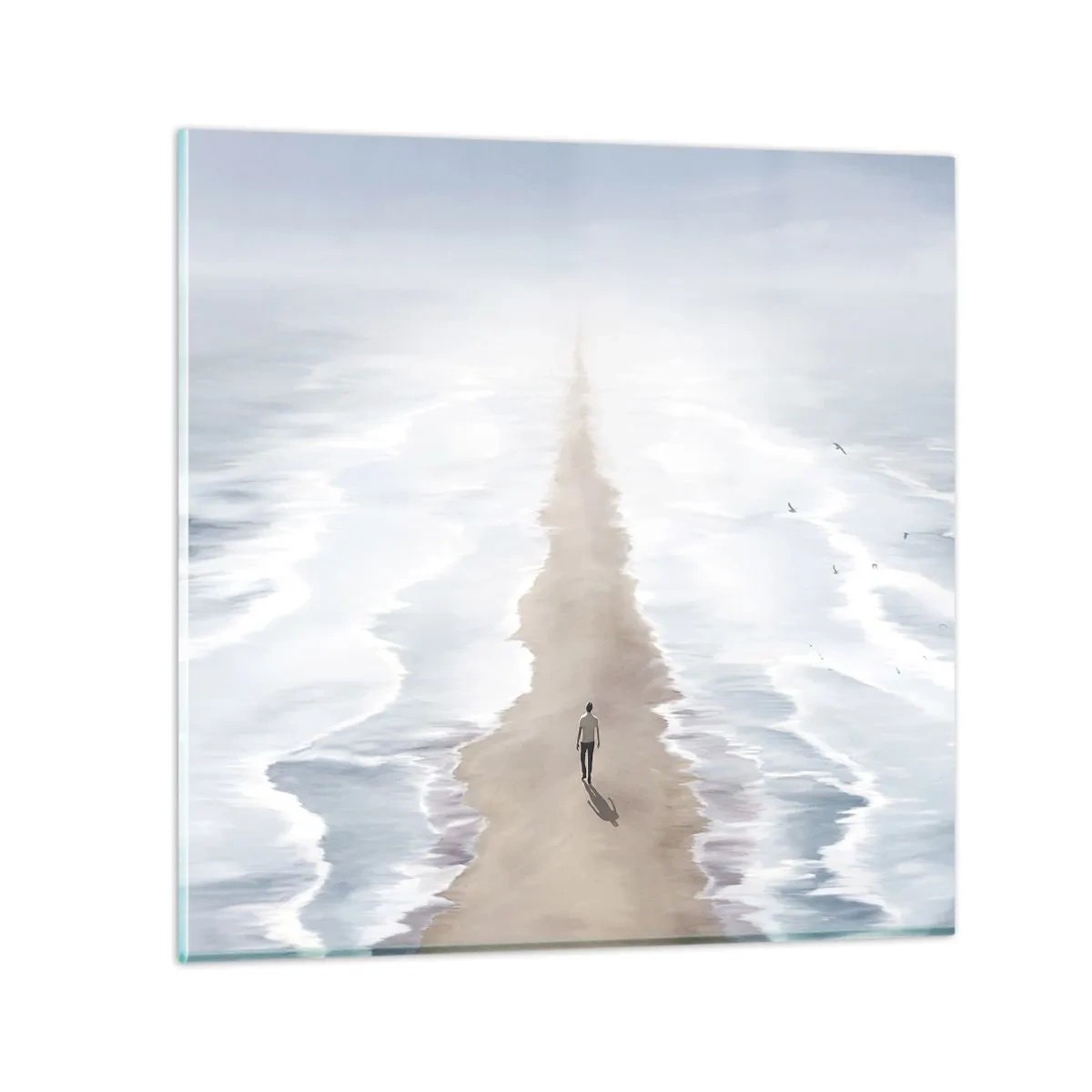 Quadro su vetro - Un futuro luminoso - 70x70 cm