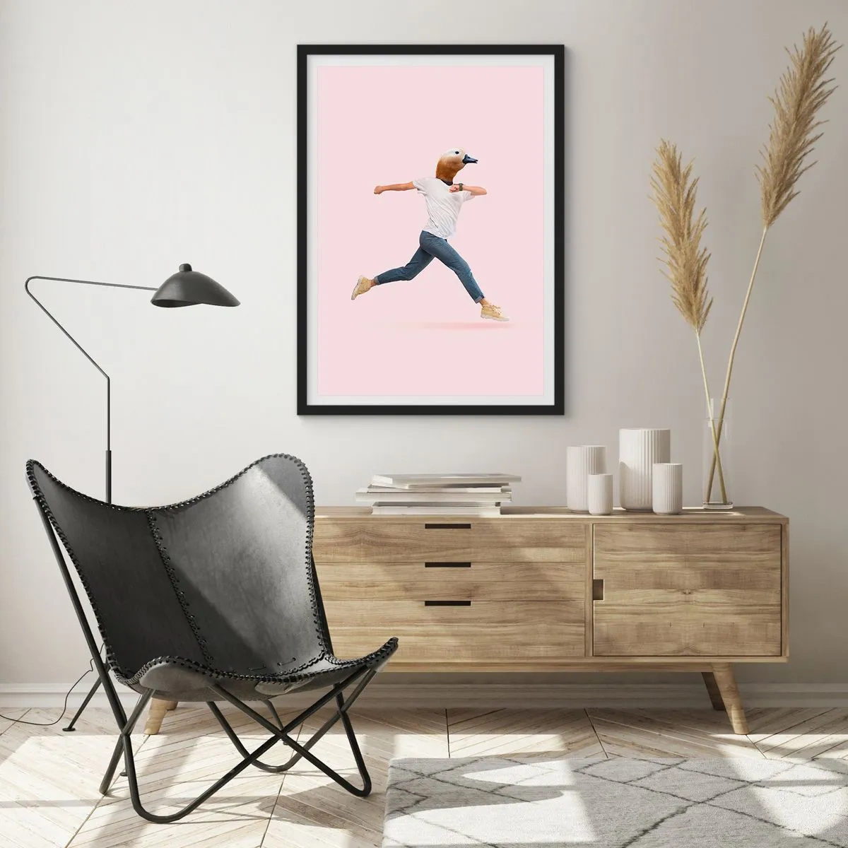 Poster in cornice nera - Un pizzico di assurdo - 40x50 cm