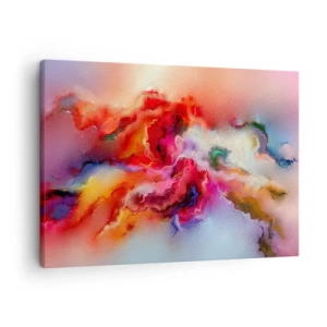 Quadro su tela - Stampe su Tela - Astrazione colorata con una composizione dinamica - 70x50cm - Come afferrare i sogni: fumo - Decorazione murale moderna per soggiorno e camera da letto ARTTOR