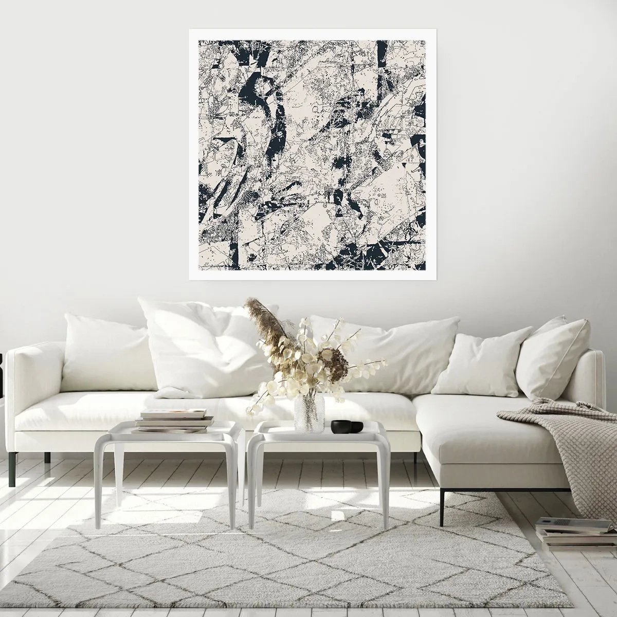 Poster - La compenetrazione degli opposti - 30x30 cm