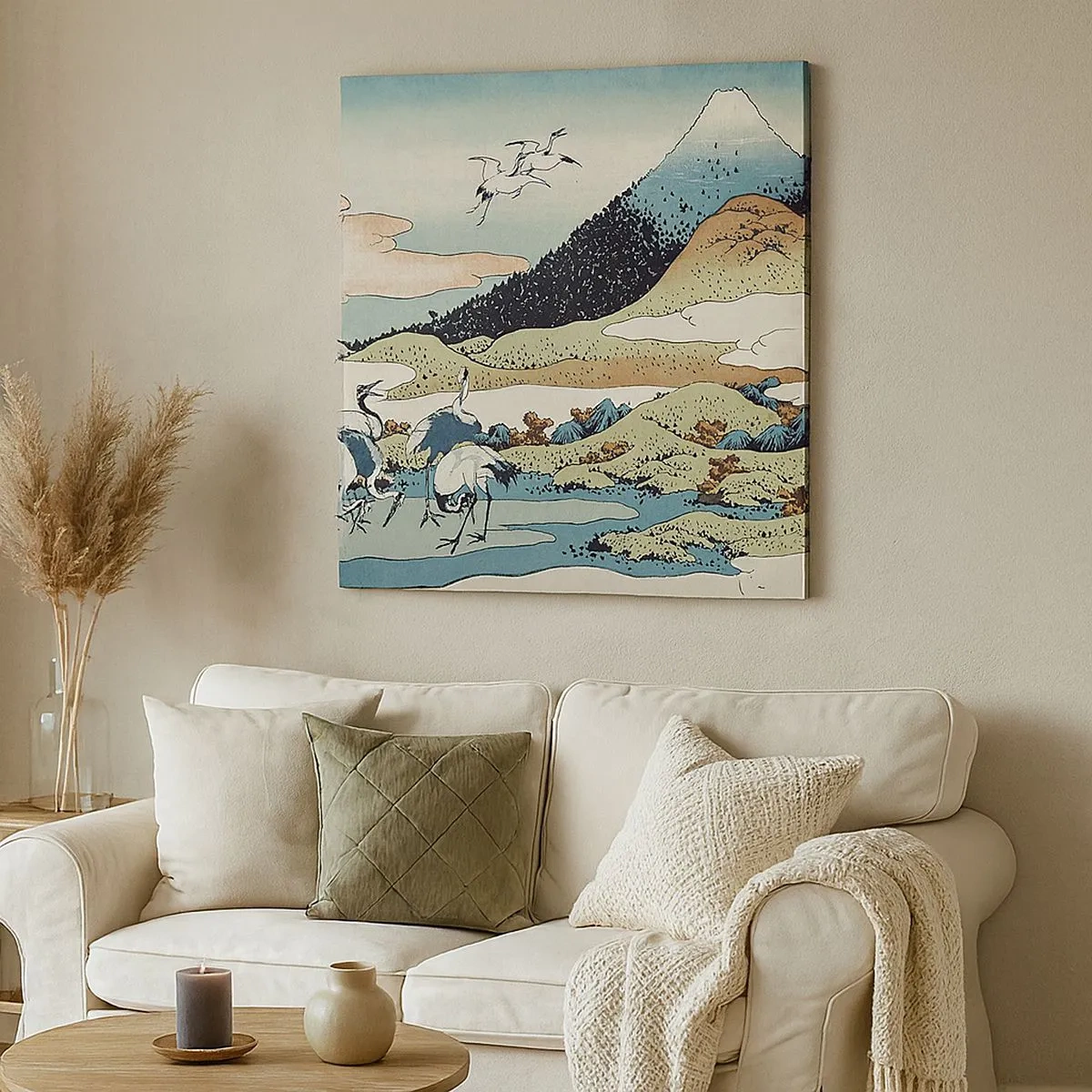 Quadro su tela - Stampe su Tela - Nello spirito giapponese - 30x30 cm