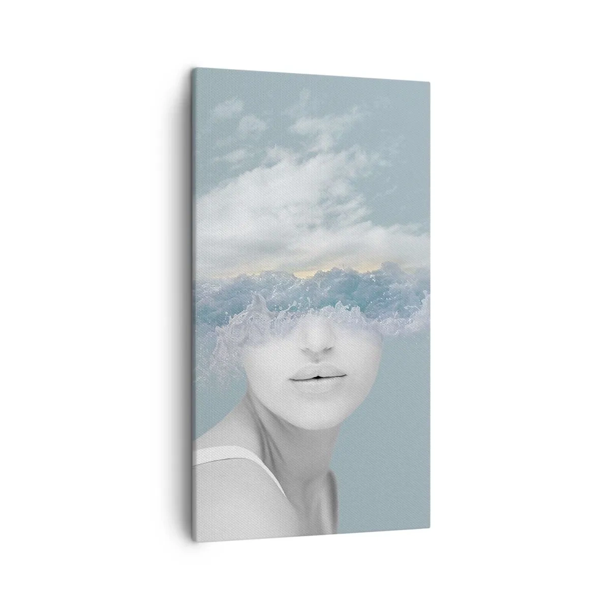 Quadro su tela - Stampe su Tela - Con la testa tra le nuvole - 45x80 cm