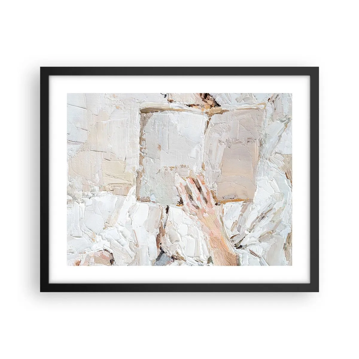 Poster in cornice nera - In un altro mondo - 50x40 cm