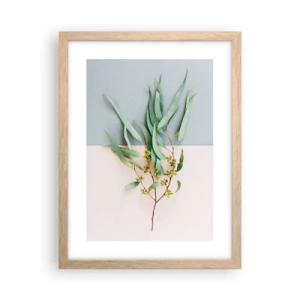 Poster in cornice rovere chiaro - Delicatezza pastello - 30x40 cm